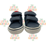 Polo Navy Blue Leather Street Shoes