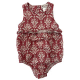 Love Henry Burgundy Playsuit