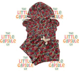 Ralph Lauren Floral Hoodie & Shorts Set