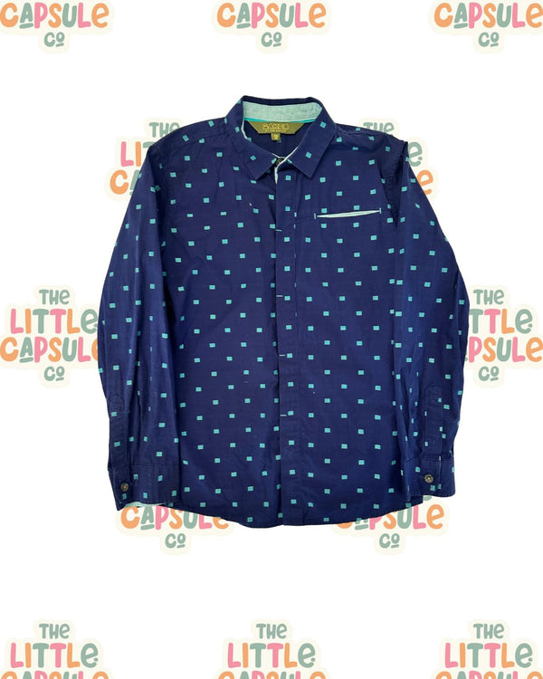 Ted Baker Navy Button Shirt