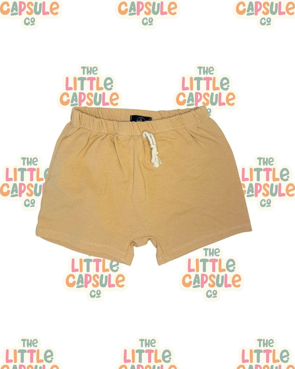 Our Little Legend Neutral Cotton Shorts