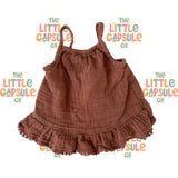 Jamie Kay Brown Top & Bloomer Set