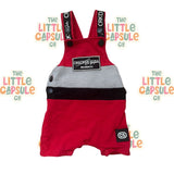 Cracked Soda Red Dungarees