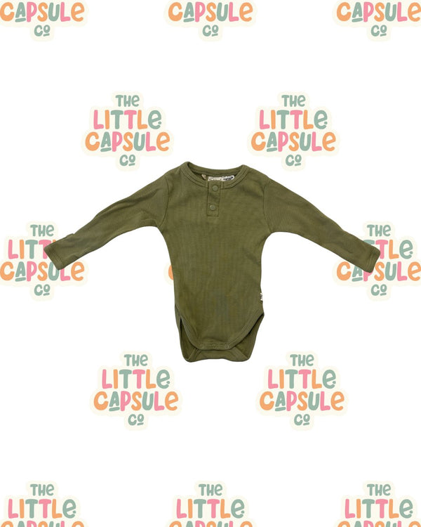 Snuggle Hunny Olive Bodysuit