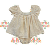 Little Peachy Beige Dress