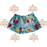Tropical Terry Cloth Shorts