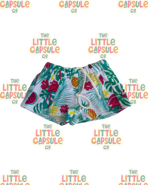 Tropical Terry Cloth Shorts