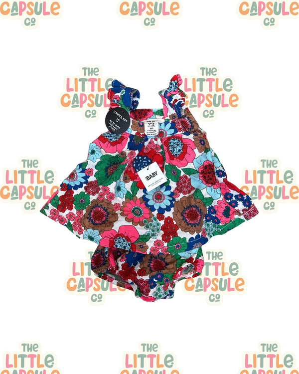 Cotton On Baby Floral Dress & Bloomers