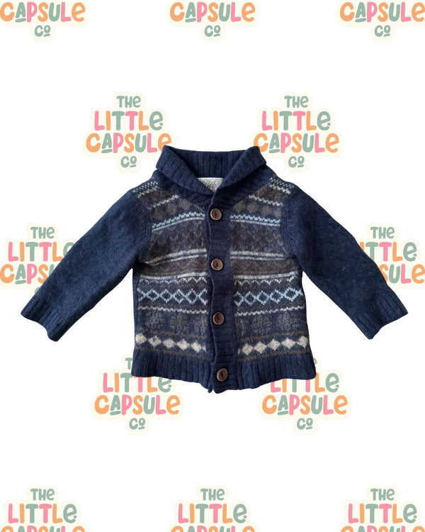 Bebe Blue Scandi Cardigan