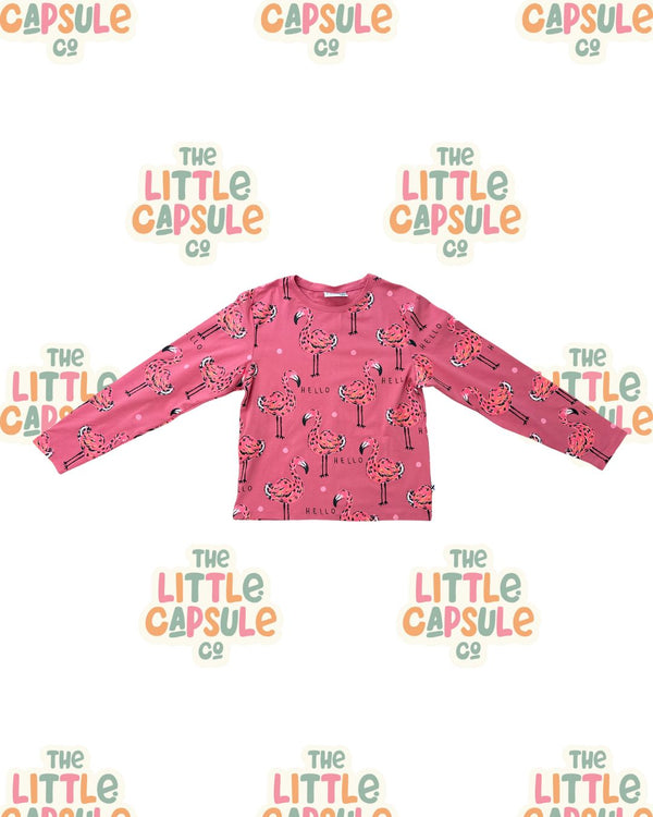 Minti Pink Flamingo Top