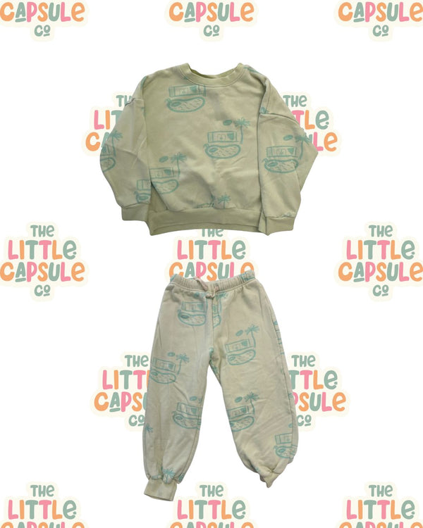 Golden Tracksuit Set