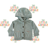 Burberry Sage Green Cardigan