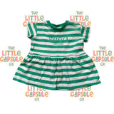 Seed Green Stripe Dress
