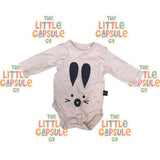 Huxbaby Bunny Long Sleeve Bodysuit