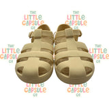 Walnut Melbourne Rubber Taupe Sandals