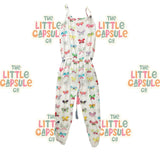 Alex & Ant White Butterfly Playsuit