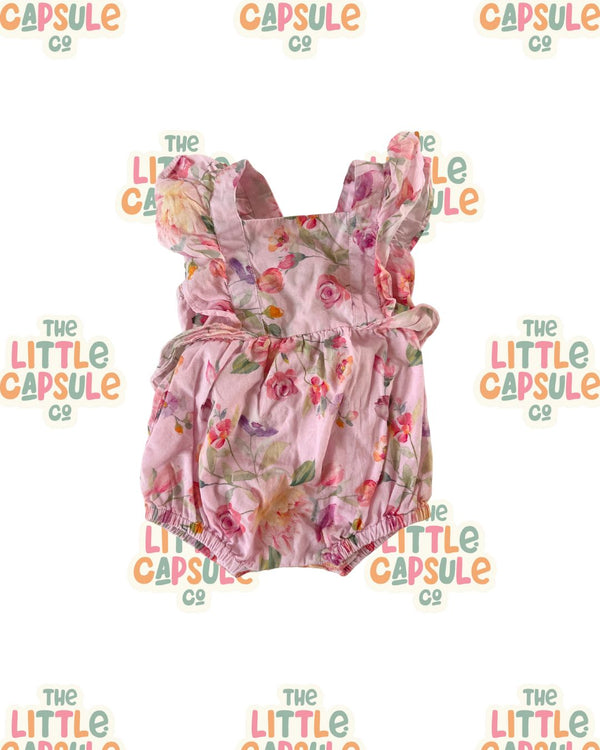 Origami Floral Playsuit