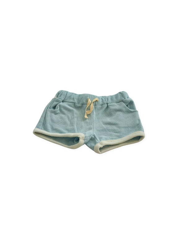 Miann & Co Light Blue Terry Towel Shorts