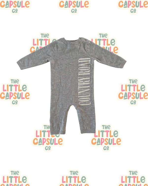 Country Road Grey Romper