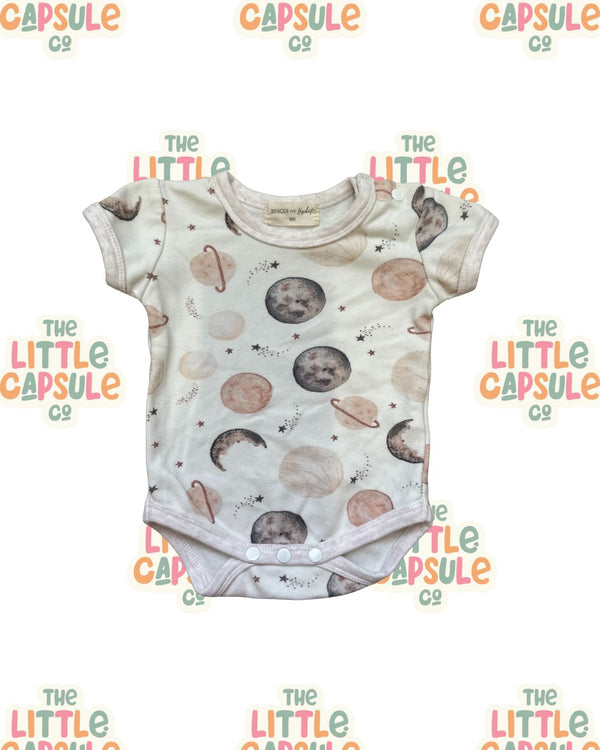 Bencer & Hazelnut Planet Print Bodysuit