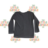 Our Little Legend Black Long Sleeve Top