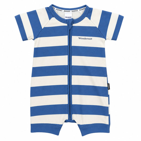 Bonds Blue Stripe Wondersuit