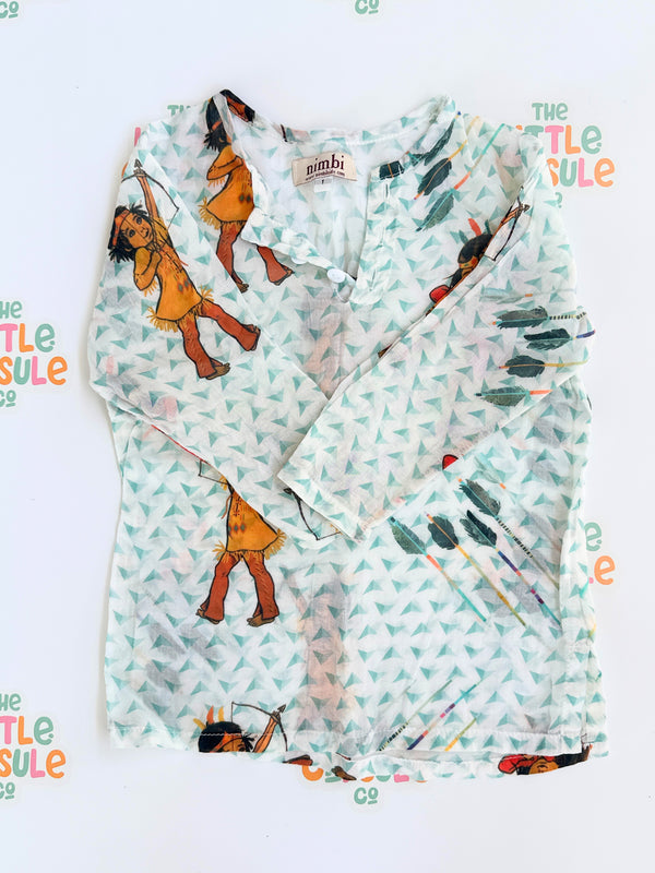Nimbi Tribal Print Shirt