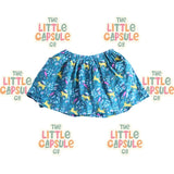 Du Pareil Au Même Blue Animal Skirt
