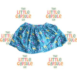 Du Pareil Au Même Blue Animal Skirt