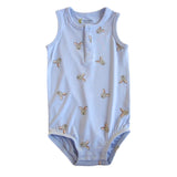 Petit Bamboo Blue Bodysuit