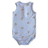 Petit Bamboo Blue Bodysuit