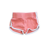 La Sienna Dusty Pink Rib Shorts