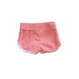 La Sienna Dusty Pink Rib Shorts