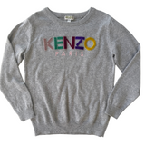 Kenzo Grey Logo Jumper