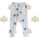 The Rest White & Blue Dot Long Sleeve Sleepwear Se