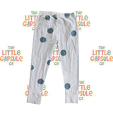 The Rest White & Blue Dot Long Sleeve Sleepwear Se