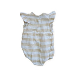 Goldie + Ace Taupe Stripe Playsuit