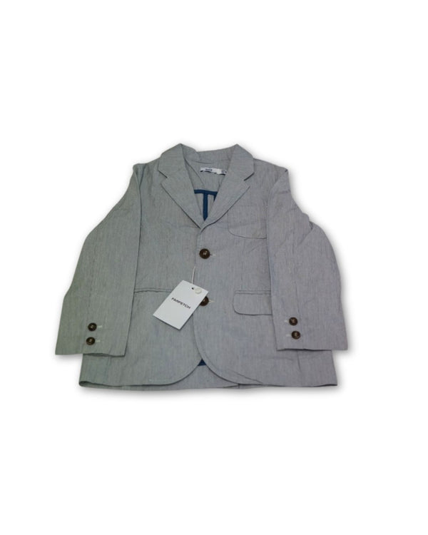 Knot Pinstripe Blazer