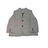 Knot Pinstripe Blazer