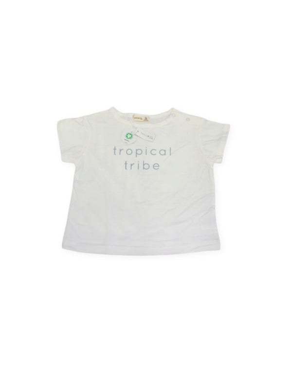 Miann & Co Tropical Tribe White Tee
