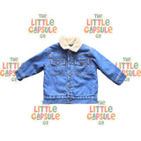 Purebaby Sherpa Denim Jacket