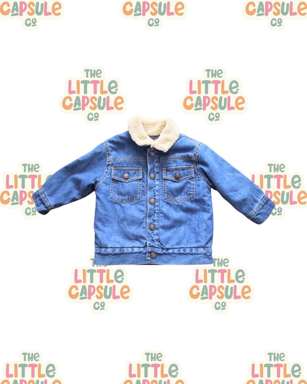 Purebaby Sherpa Denim Jacket