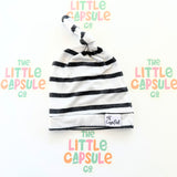 Copper Pearl Top Knot Beanies