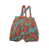 Lacey Lane Blue Floral Cotton Overalls