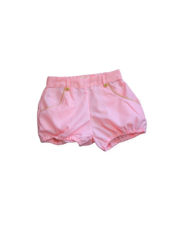 Toots Kids Pink Cotton Shorts