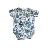 Snuggle Hunny Leaf Print Romper
