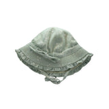 Toshi Sunhat Sage Floral with Frill