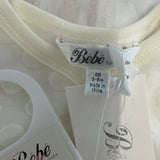 Bebe White Romper & Beanie Set