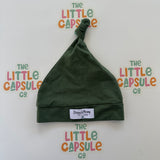 Copper Pearl Top Knot Beanies