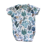 Snuggle Hunny Leaf Print Romper